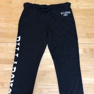 Billabong Black Fleece Pants/Joggers